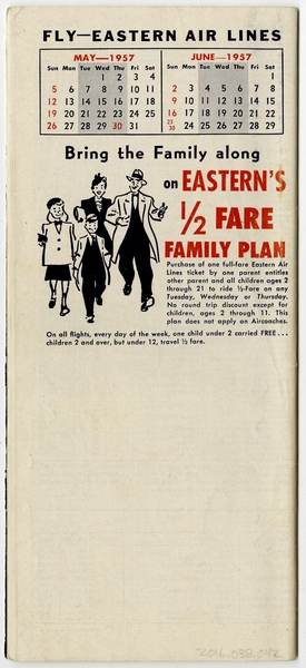 Image: timetable: Eastern Air Lines