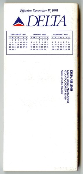 Image: timetable: Delta Air Lines