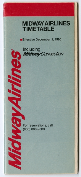Image: timetable: Midway Airlines