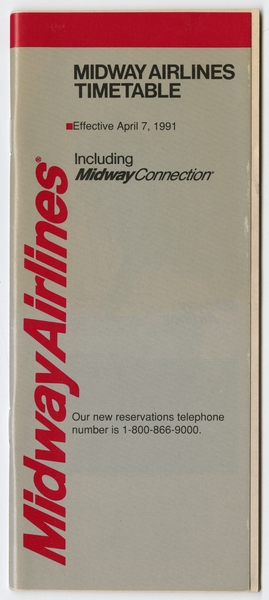 Image: timetable: Midway Airlines