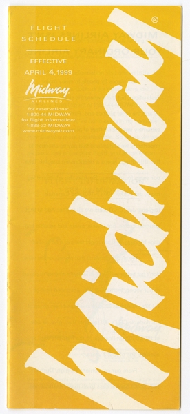 Image: timetable: Midway Airlines