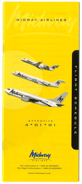 Image: timetable: Midway Airlines