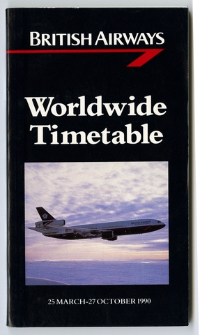 Timetable: British Airways