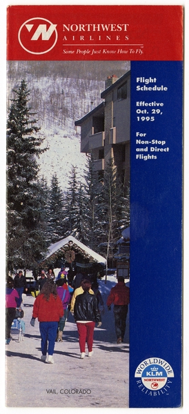 Image: timetable: Northwest Airlines