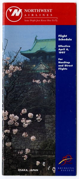 Image: timetable: Northwest Airlines