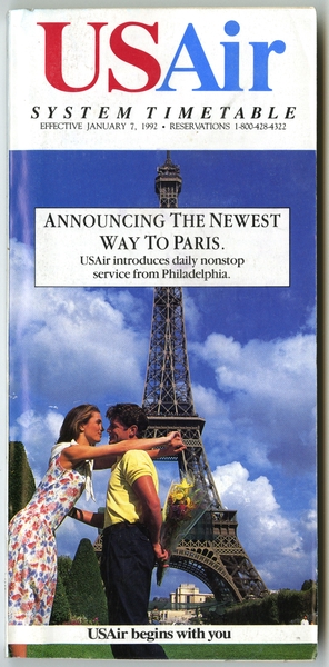 Image: timetable: USAir