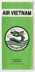 Image: timetable: Air Vietnam, international schedule