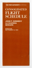 Image: timetable: Port Authority of New York and New Jersey