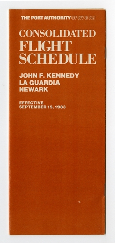 Timetable: Port Authority of New York and New Jersey