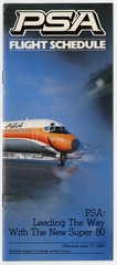 Image: timetable: Pacific Southwest Airlines (PSA)