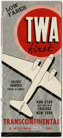 Timetable: Transcontinental & Western Air (TWA)