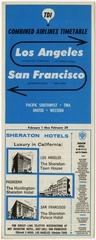 Image: timetable: TDI Combined Airlines, Los Angeles / San Francisco