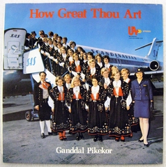 Image: phonograph record: Scandinavian Airlines System (SAS), Ganddal Pikekor, How Great Thou Art