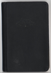 Image: notebook: Dorothy A. McLean, Pan American Airways, Hotel Matron