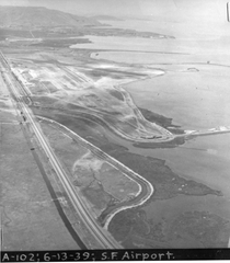 Image: photograph: San Francisco Airport, aerial