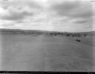 Image: photograph: San Francisco Airport, runway