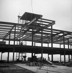 Image: negative: San Francisco International Airport (SFO), Contract 130 Terminal Building Construction, roof
