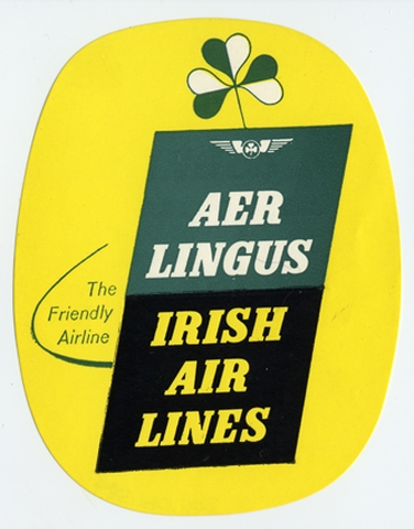 Luggage label: Aer Lingus