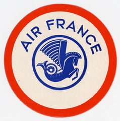 Image: luggage label: Air France