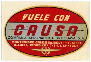 Image: decal: Compania Aeronautica Uruguaya