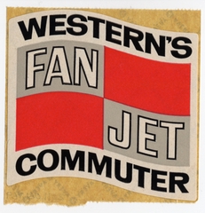 Image: sticker: Western Airlines