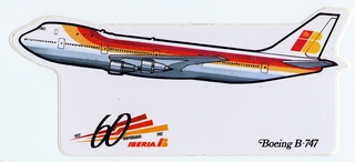 Image: luggage label: Iberia