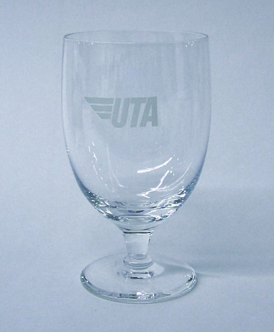 Wine glass: Union de Transports Aériens (UTA)