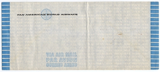 Image: airmail envelope: Pan American World Airways