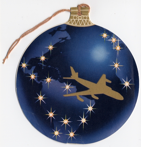 Holiday greeting card: Pan American World Airways
