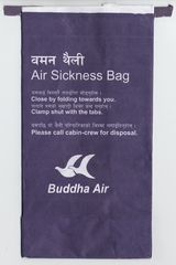 Image: airsickness bag: Buddha Air