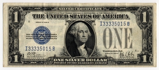 Image: currency: United States one-dollar bill, Ogden Livingston Mills