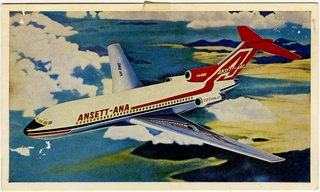 Image: aircraft information card: Ansett Air, Boeing 727