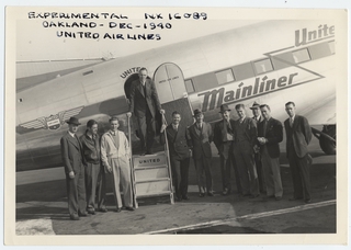Image: photograph: United Air Lines, Douglas DC-3