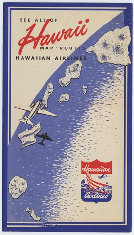 Route map: Hawaiian Airlines, inter-island routes