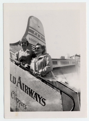 Image: photograph: Pan American World Airways, Douglas DC-4, Evelyn David