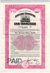 Image: airport bond: San Francisco International Airport (SFO), City and County of San Francisco