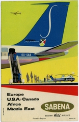 Image: luggage label: Sabena Belgian World Airlines