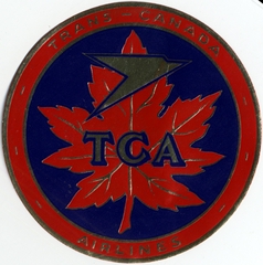 Image: luggage label: Trans-Canada Air Lines (TCA)