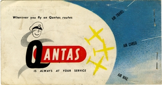 Image: excess baggage ticket: Qantas Empire Airways