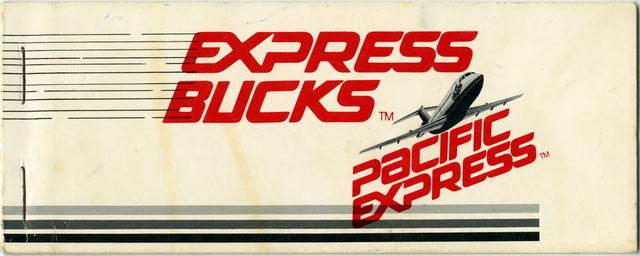 Drink coupon booklet: Pacific Express