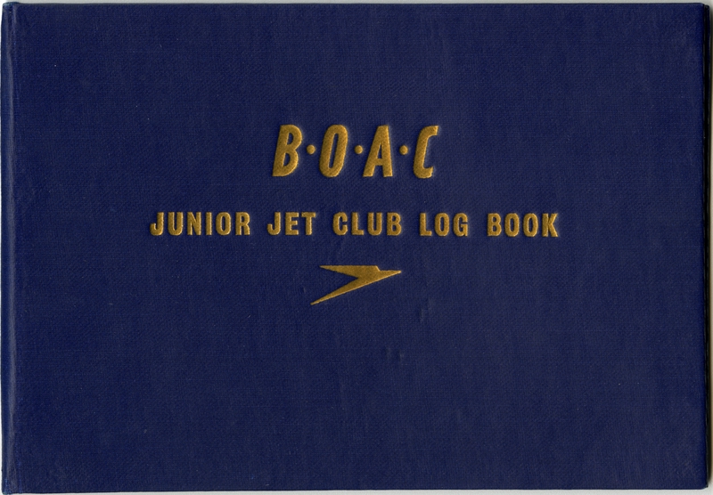 Image: children’s souvenir logbook: BOAC (British Overseas Airways Corporation)