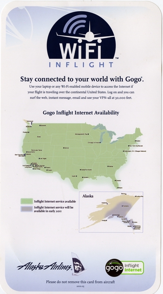 Image: inflight entertainment guide: Alaska Airlines