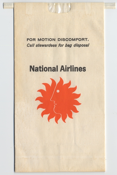 Image: airsickness bag: National Airlines