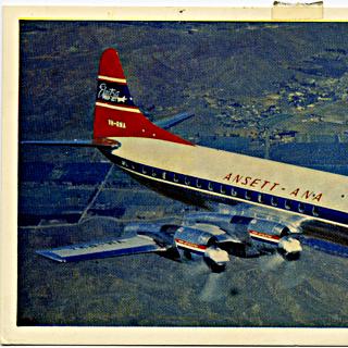 Image #1: aircraft information card: Ansett Air, Electra Mark II