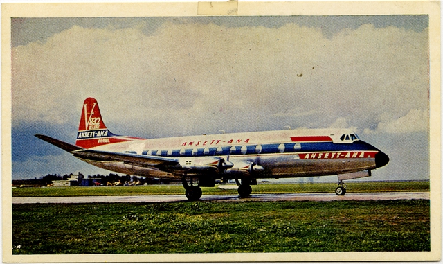 Aircraft information card: Ansett-ANA, Vickers Viscount 810