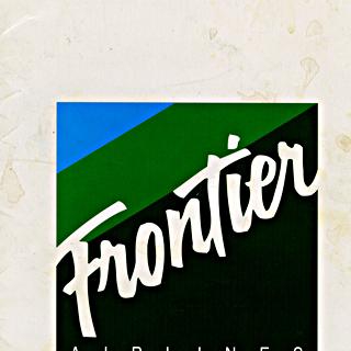 Image #1: safety information card: Frontier Airlines, Boeing 737-200/300