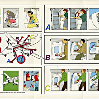 Image #2: safety information card: United Express, Embraer EMB-120 Brasilia