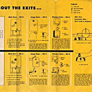 Image #3: safety information card: United Air Lines