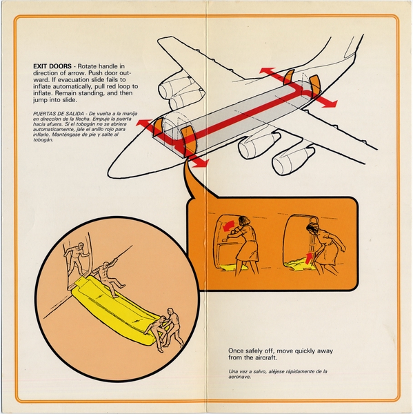 Image: safety information card: Pacific Southwest Airlines (PSA), British Aerospace BAe-146