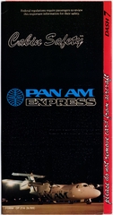 Image: safety information card: Pan Am Express, de Havilland DHC-7 Dash 7